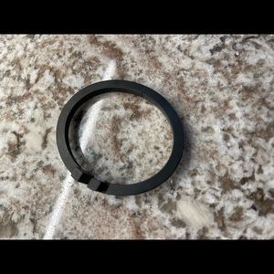 Tiffany Black T bracelet. Size medium